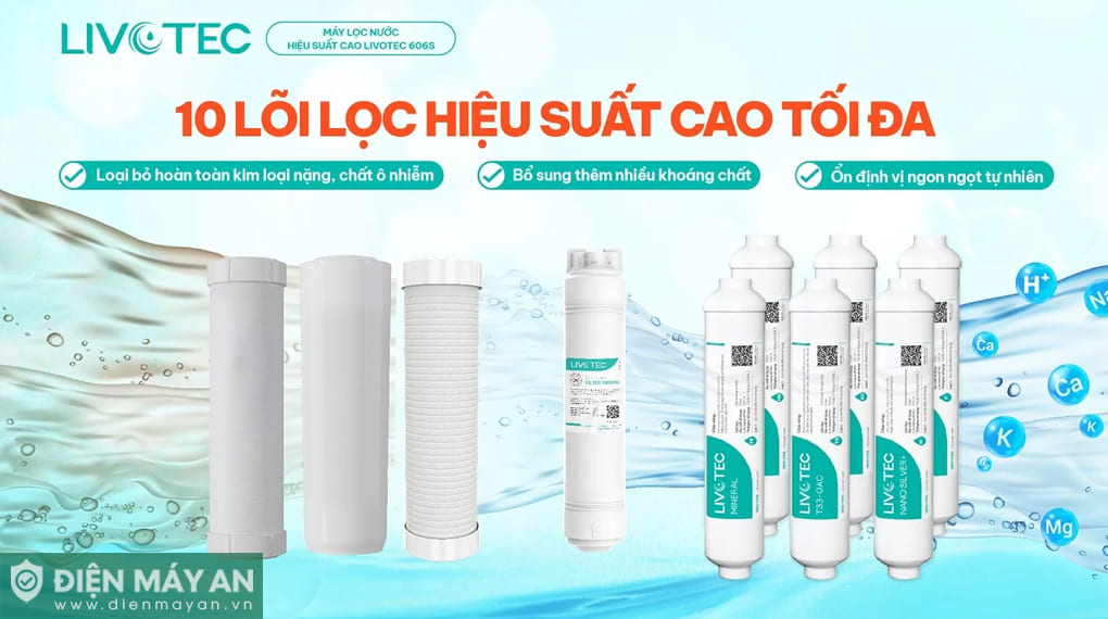 Máy lọc nước Karofi Livotec 606S