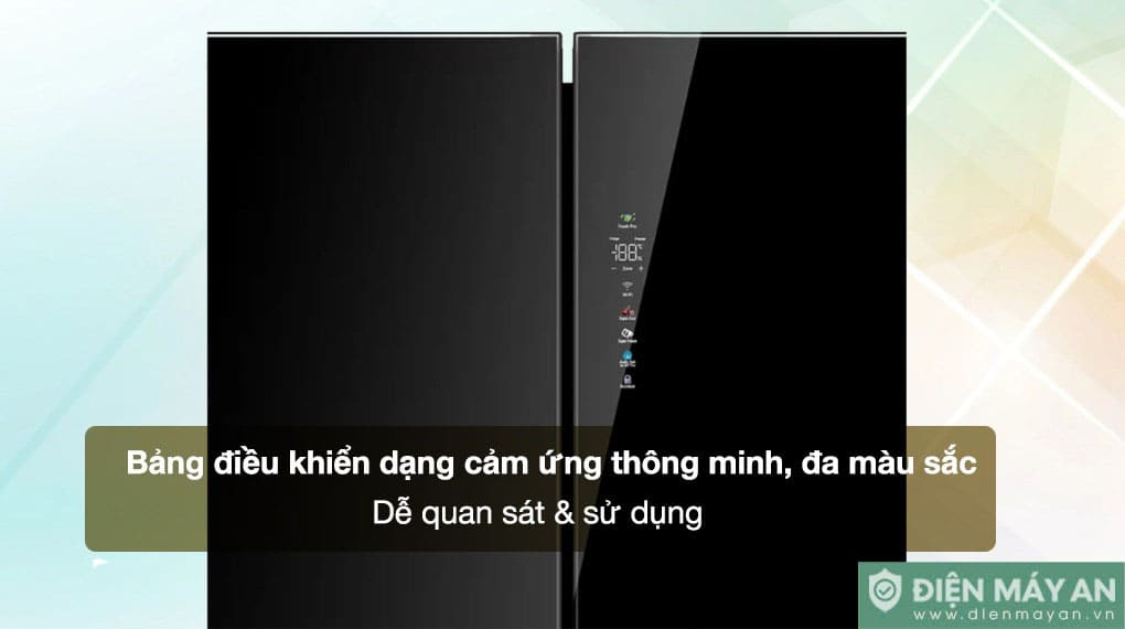 Tủ lạnh Aqua Inverter 660 lít Multi Door AQR-M727XA(GB)U1