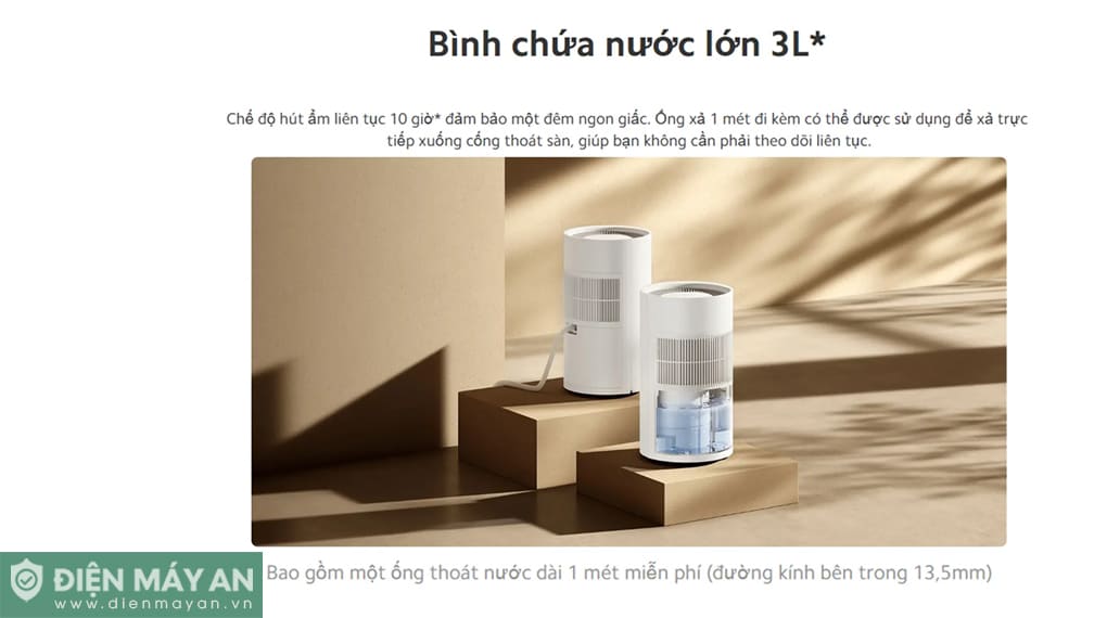 Máy hút ẩm 13L Xiaomi Smart Dehumidifier Lite EU BHR8374EU