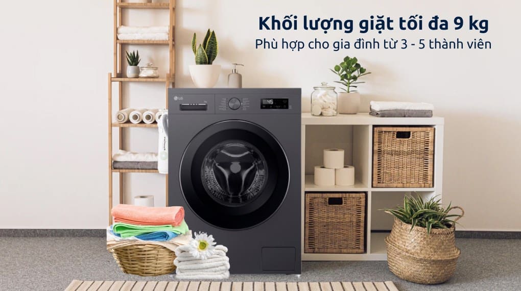 Máy giặt LG Inverter 9 kg FB1209S5M