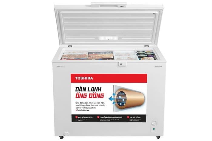 Tủ đông Toshiba Inverter 293 lít GR-RC390CM-PMV(01)