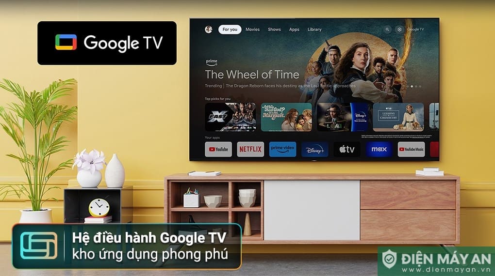 Google Tivi Mini LED Sony AI 4K 98 inch K-98XR50