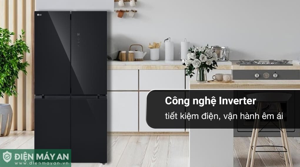 Tủ lạnh LG Inverter 474 lít Multi Door LFB47BLG