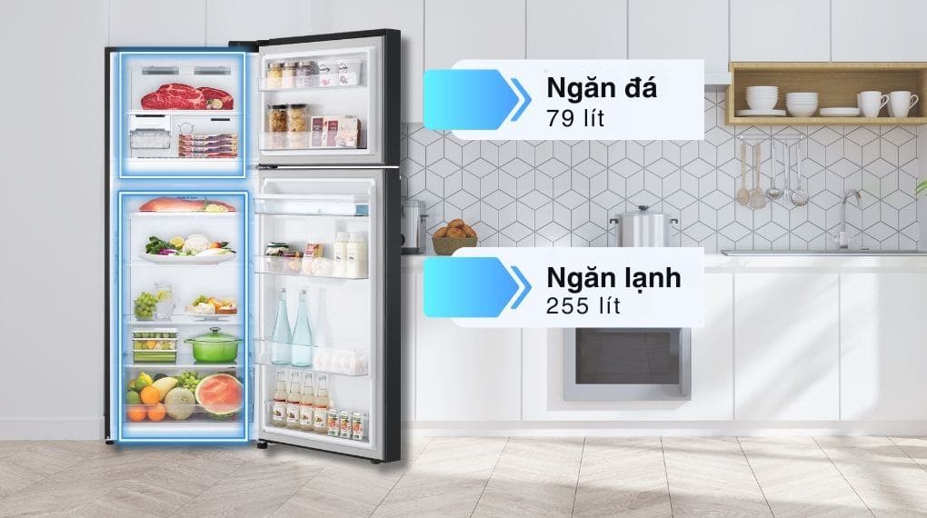 Tủ lạnh LG Inverter 334 lít LTD33BLM