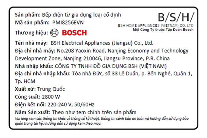 Bếp từ đôi âm Bosch Serie 4 PMI8256EVN