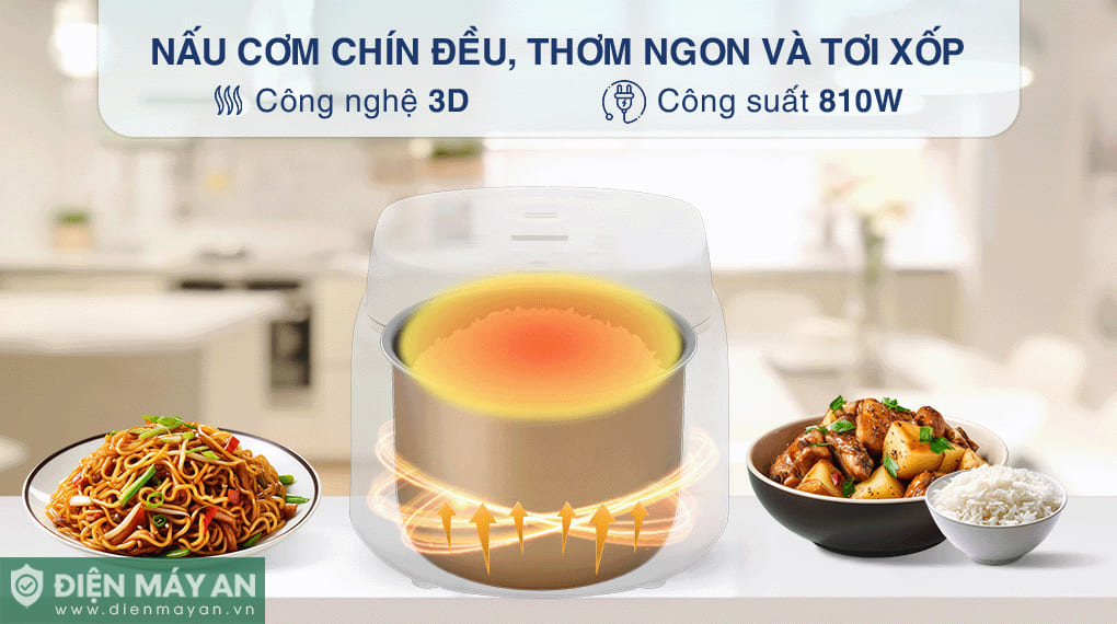 Nồi cơm điện tử 1.8L Panasonic SR-DL184WRA