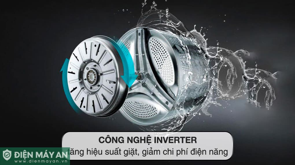 Tháp giặt sấy LG WashTower Inverter giặt 14 kg - sấy 10 kg WT1410NHB