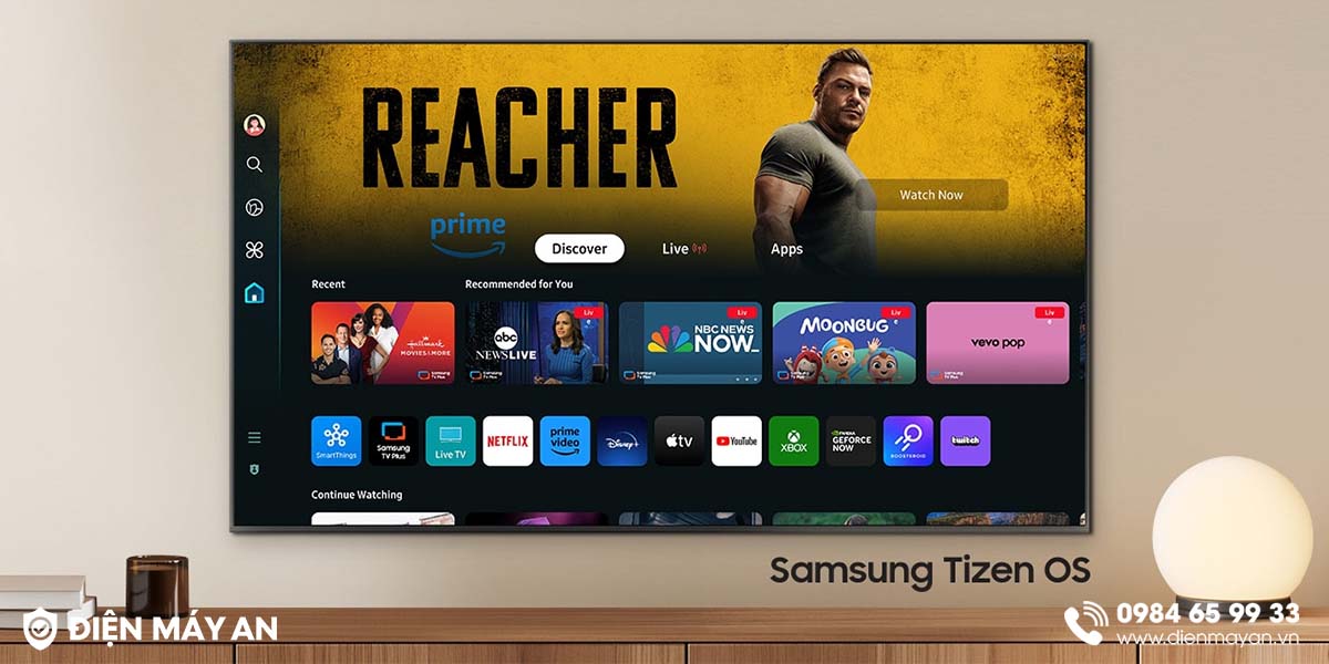 Hệ điều hành của Smart tivi Samsung UA43DU7700 khai mở thế giới giải trí phong phú ngay tại nhà