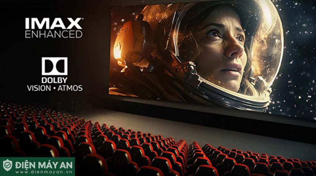 Google tivi K-85XR90 với khả năng tương thích chuẩn IMAX Enhanced tối ưu chất lượng âm thanh và hình ảnh, truyền tải trọn vẹn từng thước phim