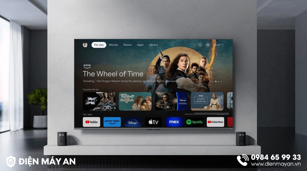 Google Tivi Xiaomi QLED 4K A Pro 65 Inch 2025 L65MA-SSEA - Bản Quốc Tế