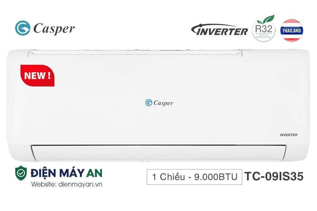 Điều Hòa Casper Inverter 9000 BTU 1 Chiều TC-09IS35&nbsp;