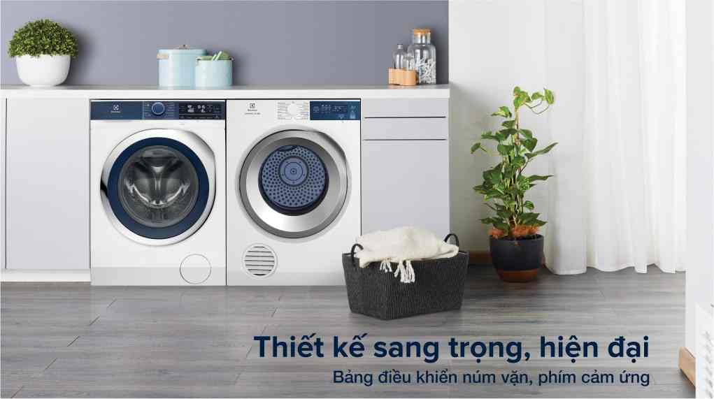 Máy Sấy Thông Hơi Electrolux UltimateCare 8.5 Kg EDS854J3WB