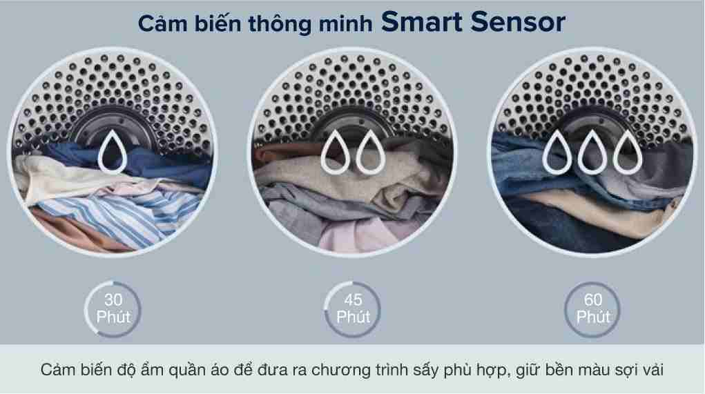 Máy Sấy Thông Hơi Electrolux UltimateCare 8.5 Kg EDS854J3WB