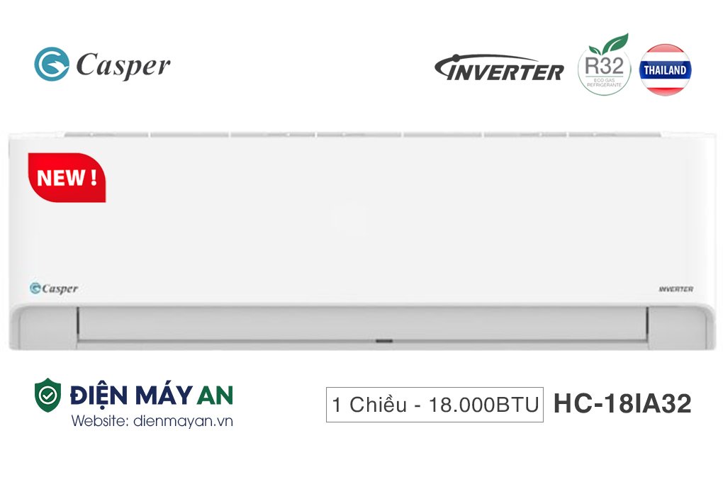 Điều Hòa Casper Inverter 18000 BTU 1 Chiều HC-18IA32