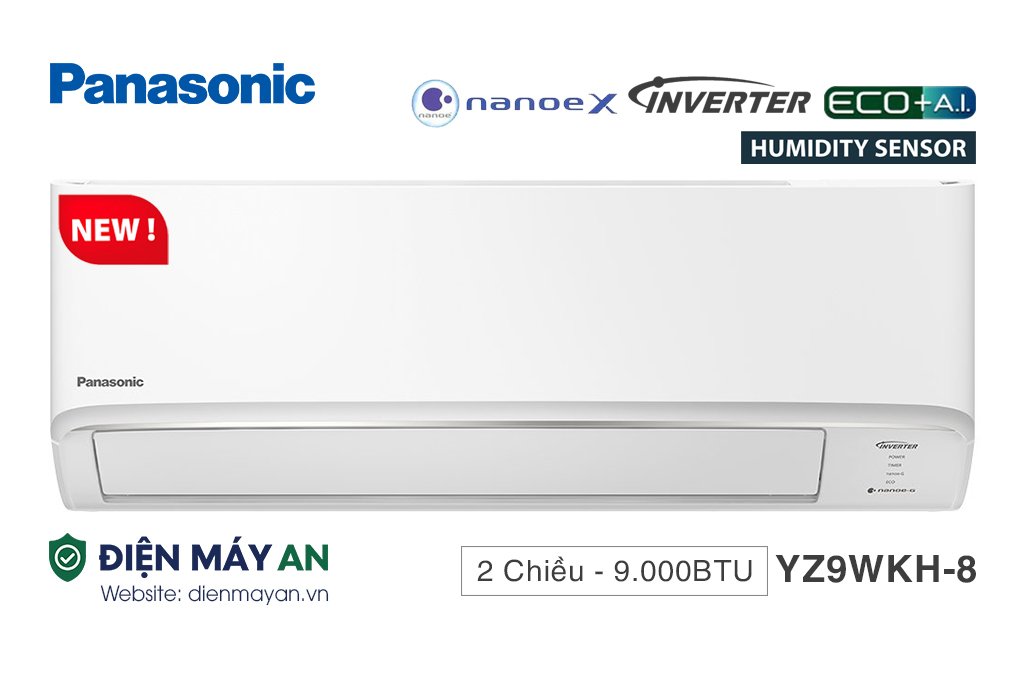 Điều Hòa Panasonic 9000BTU 2 Chiều Inverter YZ9WKH-8