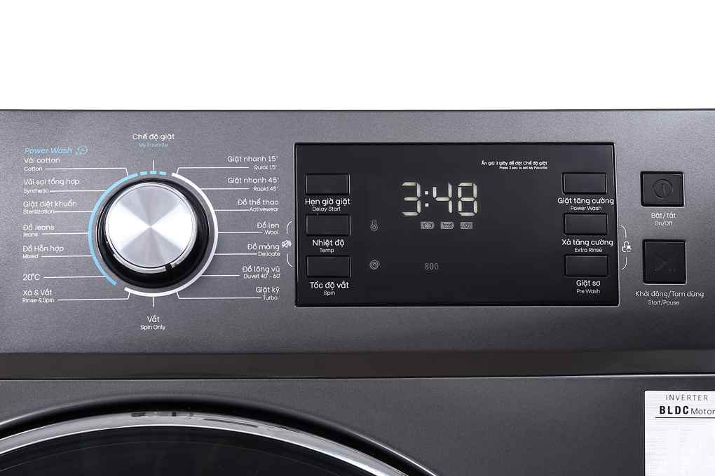 Máy Giặt Casper Inverter 12.5 Kg WF-125I140BGB
