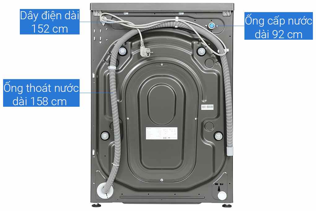 Máy Giặt Casper Inverter 12.5 Kg WF-125I140BGB