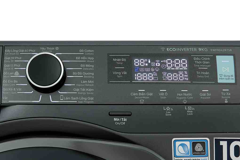 Máy Giặt Cửa Trước Electrolux Inverter 10 Kg EWF1042R7SB
