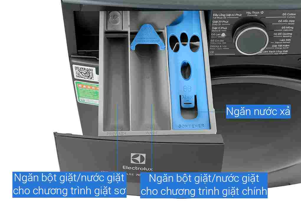 Máy Giặt Cửa Trước Electrolux Inverter 10 Kg EWF1042R7SB
