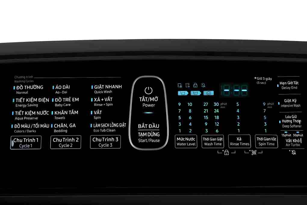 Máy Giặt Cửa Trên Samsung Inverter 16 Kg WA16R6380BV/SV