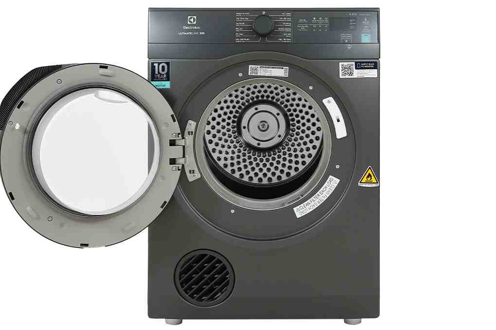 Máy Sấy Thông Hơi Electrolux UltimateCare 8.5 Kg EDV854N3SB