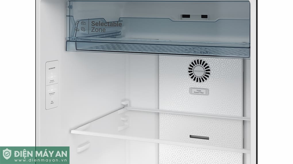 Tủ Lạnh Hitachi Inverter 409 Lít HRTN6443SAGBKVN