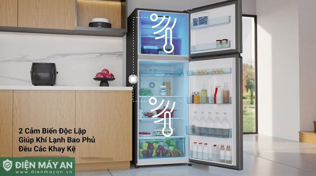 Tủ Lạnh Hitachi Inverter 344 Lít HRTN6379SGBKVN 