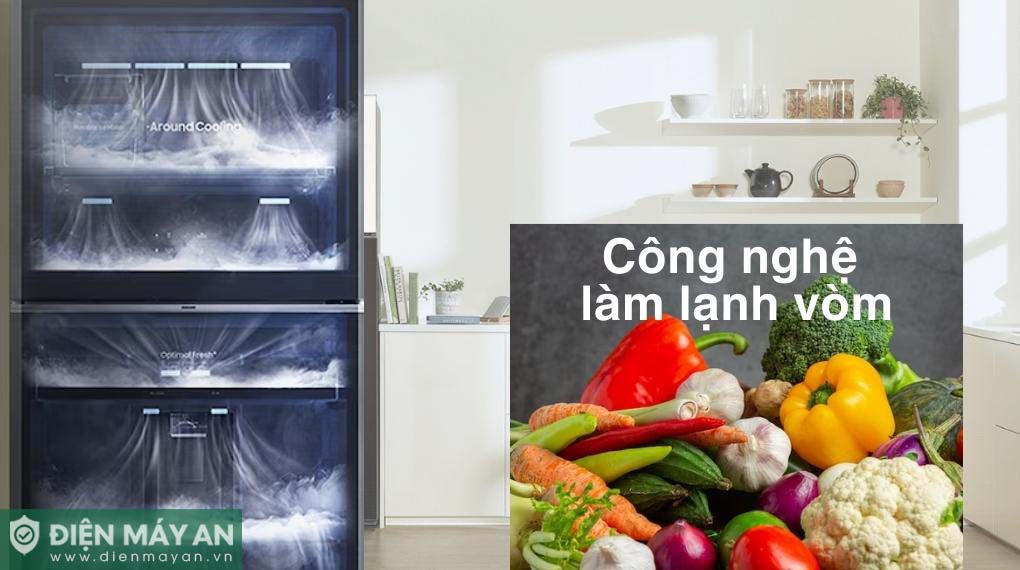 Tủ Lạnh Samsung Inverter 382 Lít Bespoke RT38CB6784C3SV