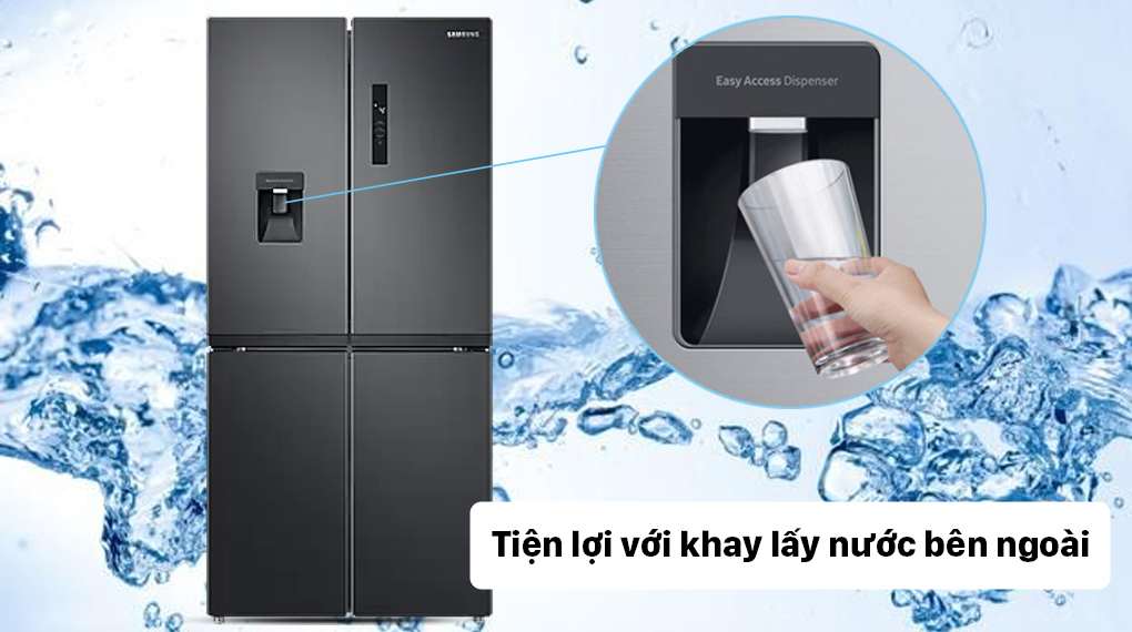 Tủ Lạnh Multi Door Samsung Inverter 488 Lít RF48A4010B4/SV