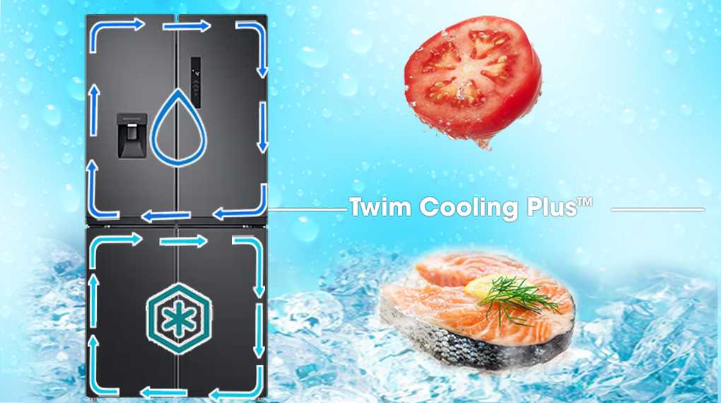 Tủ Lạnh Multi Door Samsung Inverter 488 Lít RF48A4010B4/SV