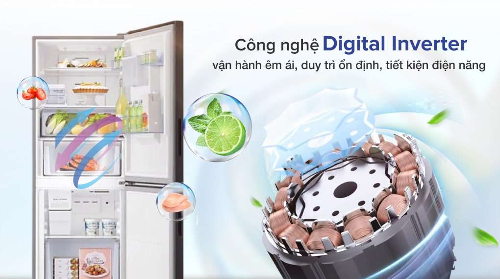 Tủ Lạnh Samsung Inverter 276 Lít RB27N4170BU/SV