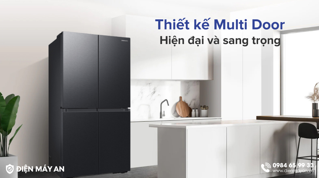 Tủ Lạnh Samsung Inverter 648 Lít Multi Door RF59C766FB1/SV