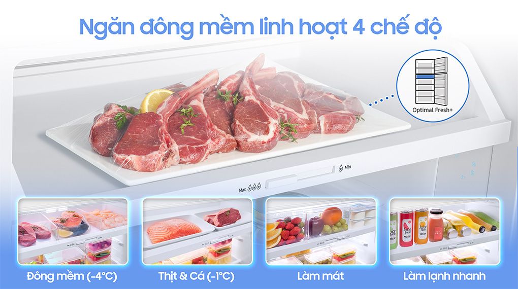 Tủ Lạnh Samsung Inverter 385 Lít Bespoke RT38CB668412SV