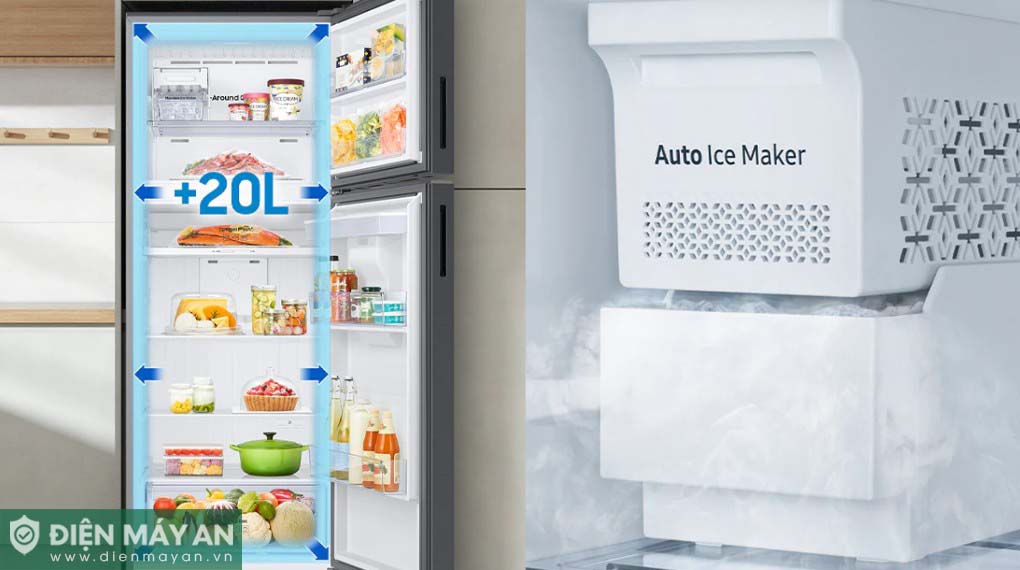 Tủ Lạnh Samsung Inverter 385 Lít Bespoke RT38CB668412SV