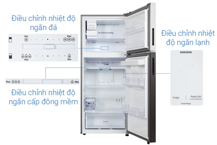 Tủ Lạnh Samsung Inverter 382 Lít Bespoke RT38CB6784C3SV