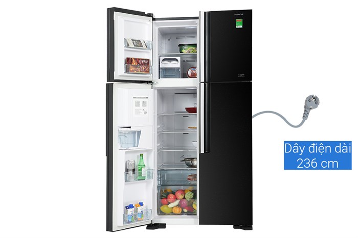 Tủ Lạnh Multi Door Hitachi Inverter 540 Lít R-FW690PGV7 GBK