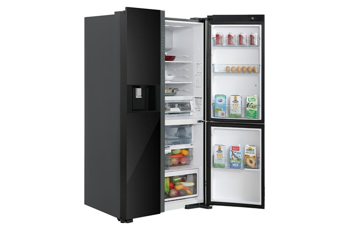 Tủ Lạnh Hitachi Inverter 569 Lít Side By Side R-MX800GVGV0 GBK